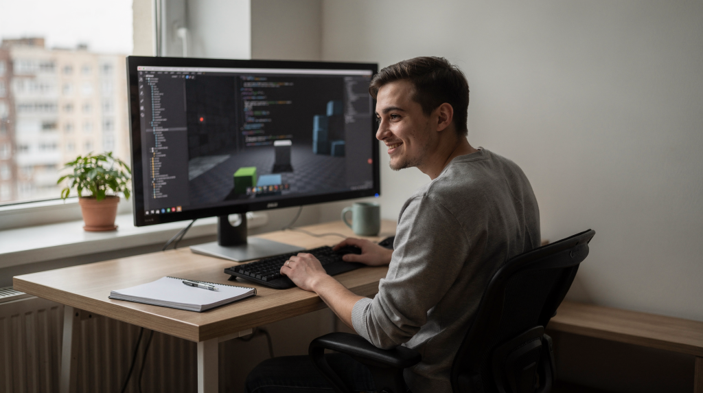Как написать первый игровой скрипт на C# в Unity